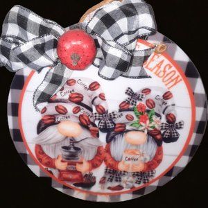 Halloween gnome door hanger fall